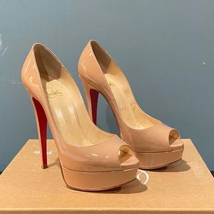 Christian Louboutin Lady Peep 150 Patent Calf